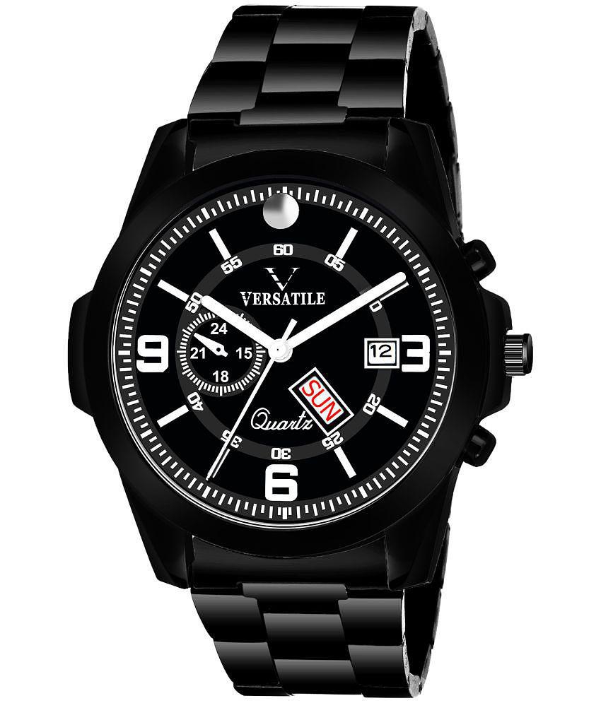 Versatile - Black Stainless Steel Analog Men's Watch