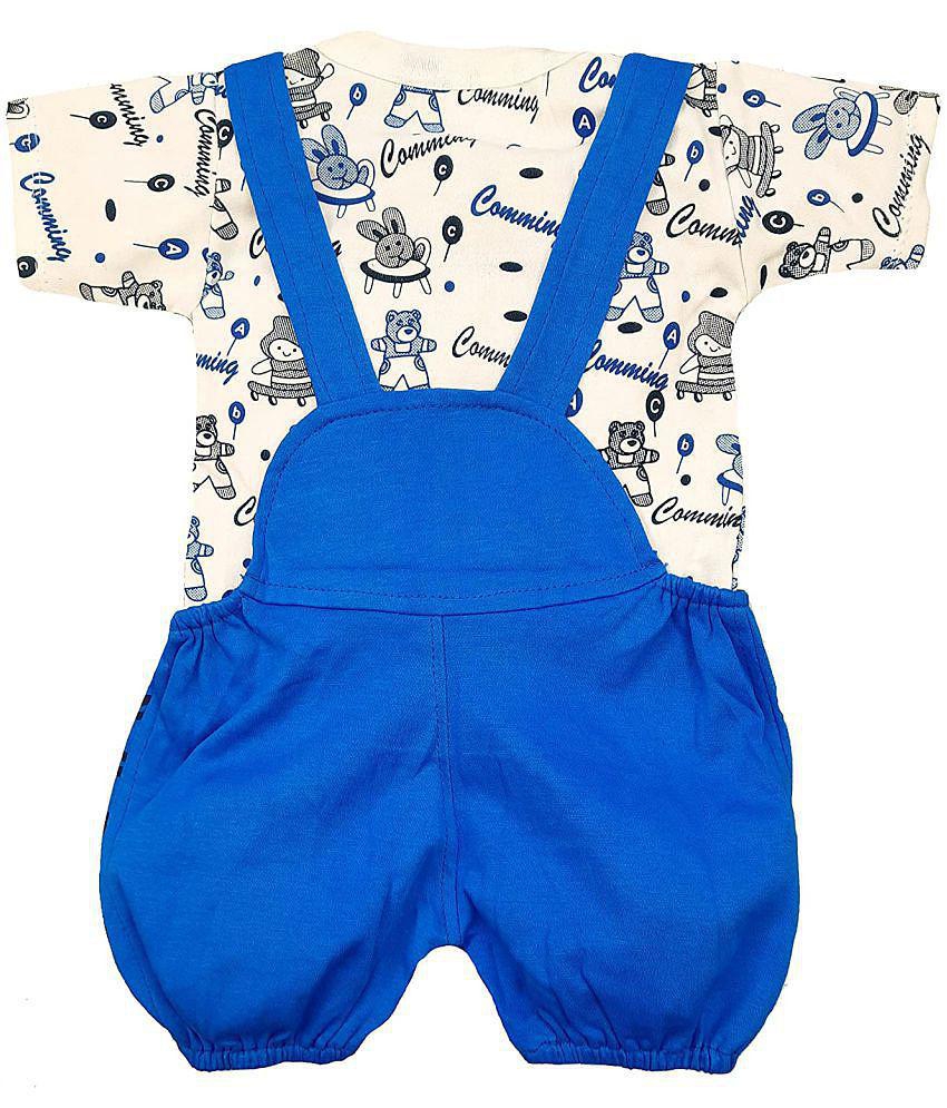 Affordable Men little PANDA Baby Boys & Baby Girls Tiger Dungaree & T-Shirt Clothing Set - None 