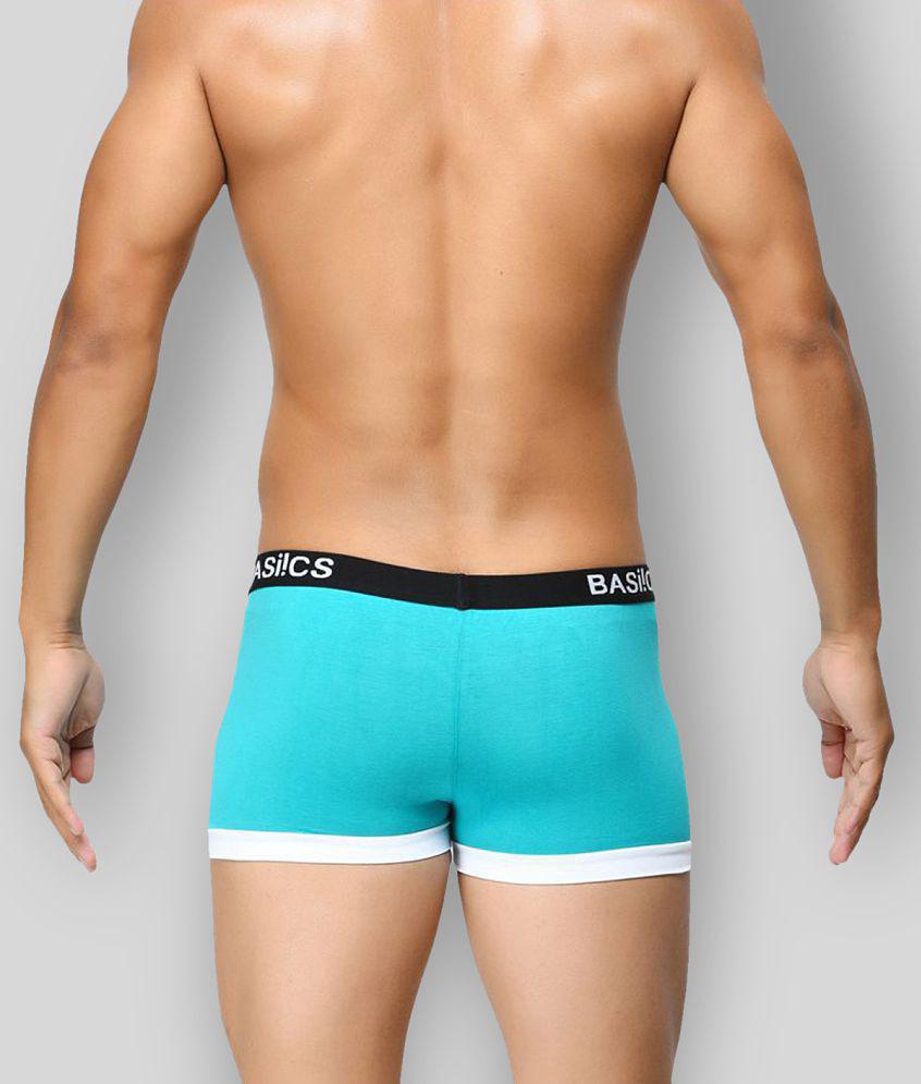 New Men BASIICS By La Intimo - Multicolor Cotton Men's Trunks ( Pack of 2 ) - M 2025 at ShopCirc