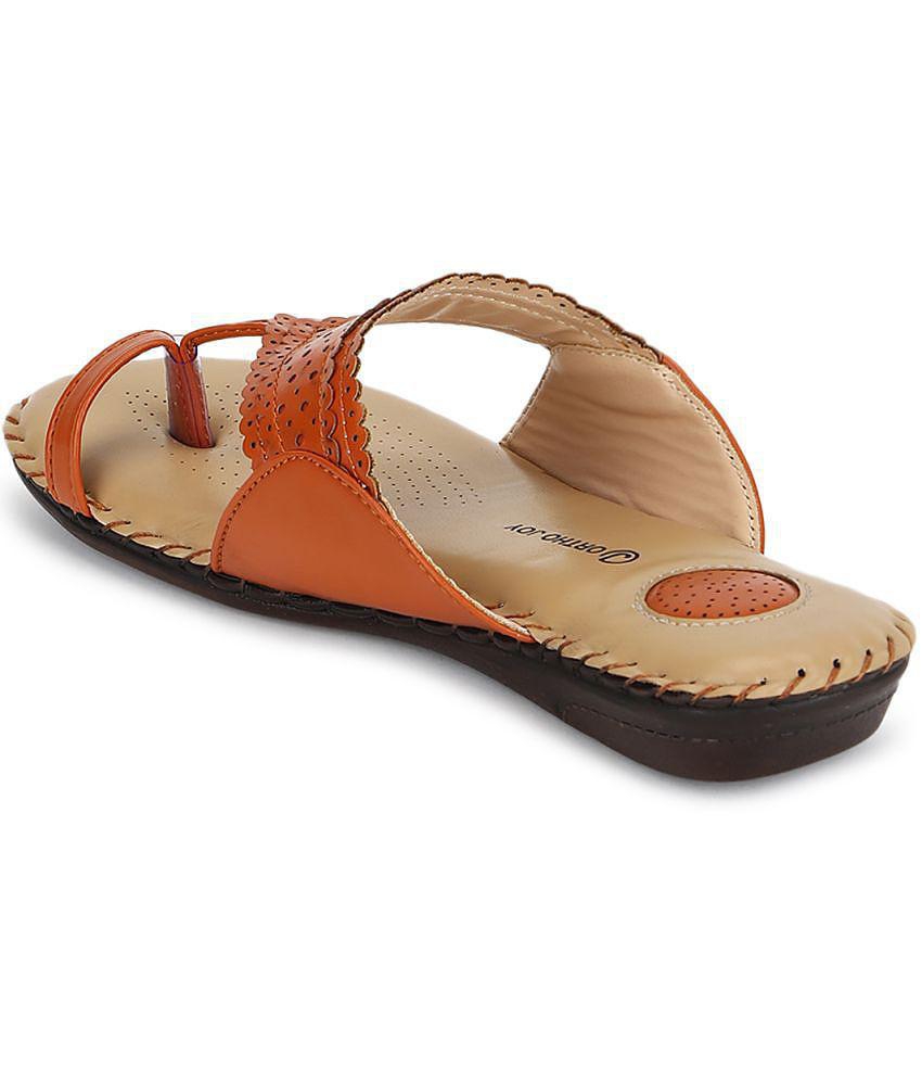 ORTHO JOY - Brown Women's Flats - None