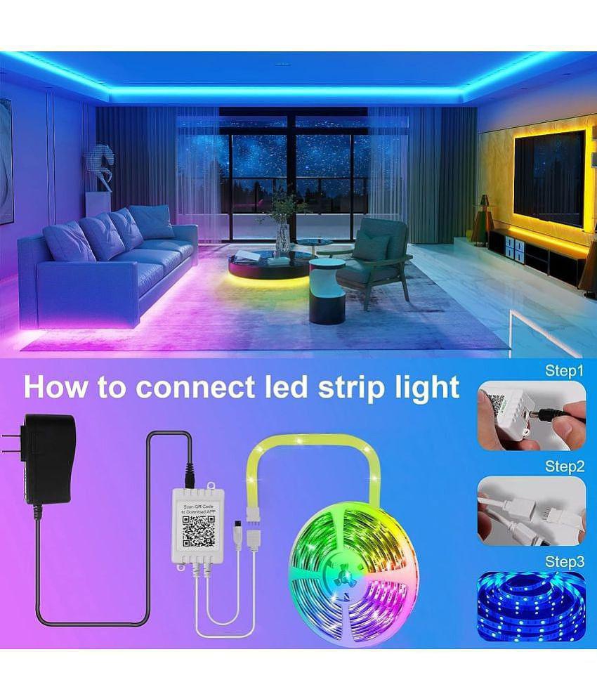 MIRADH - Multicolor 3Mtr LED Strip ( Pack of 1 ) - Multicolor