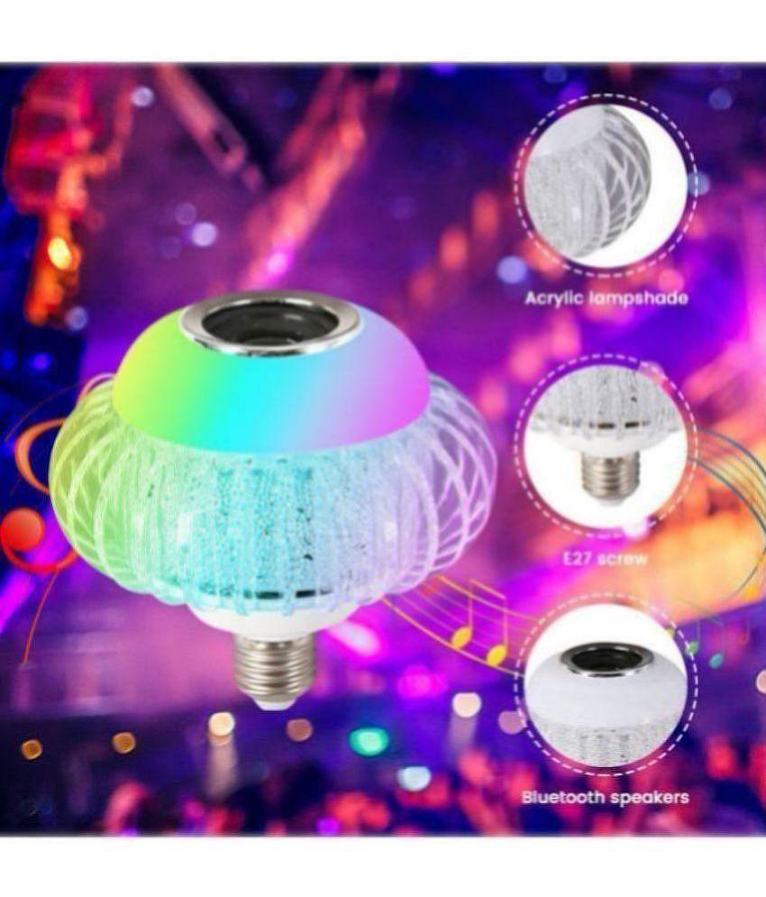 Sanjana Collections 12 Watt Smart Remote Control Rgb Wireless Playback Dimming Led Speaker Light