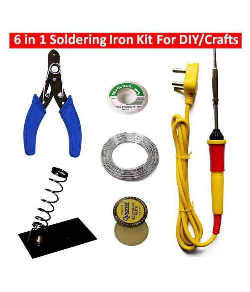 UNIQUE 6 in 1 Soldering Iron kit for DIY/Craft work