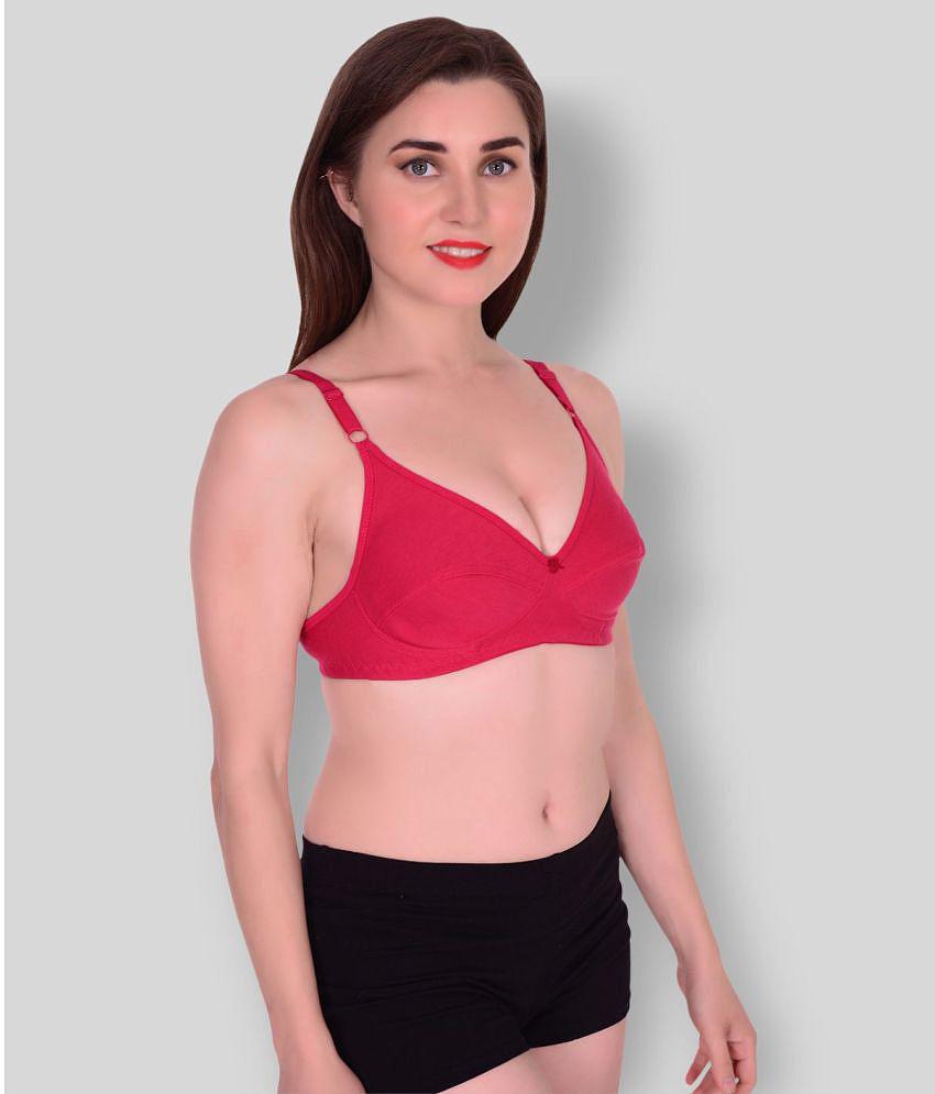 Modern Men ACHIEVER LINGERIE - Multicolor Cotton Blend Non Padded Women's Everyday Bra ( Pack of