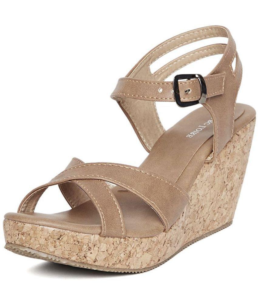 MARC LOIRE - Tan Women's Sandal Heels - 3