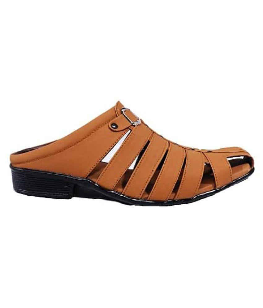 Premium Men RAGE GAZE - Tan  Men's Sandals - 9 2025 at ShopCircuit | ONDC