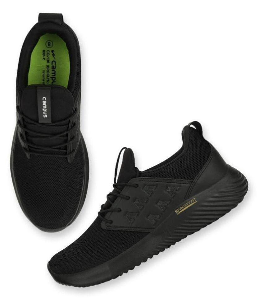 Campus BROKLYN Black Running Shoes - 8