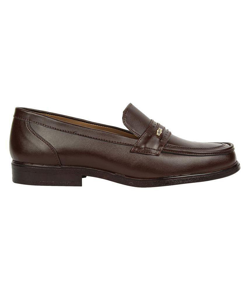 Premium Men Fortune By Liberty - Brown Men's Slip On Formal Shoes - None 2025 at ShopCircuit | O