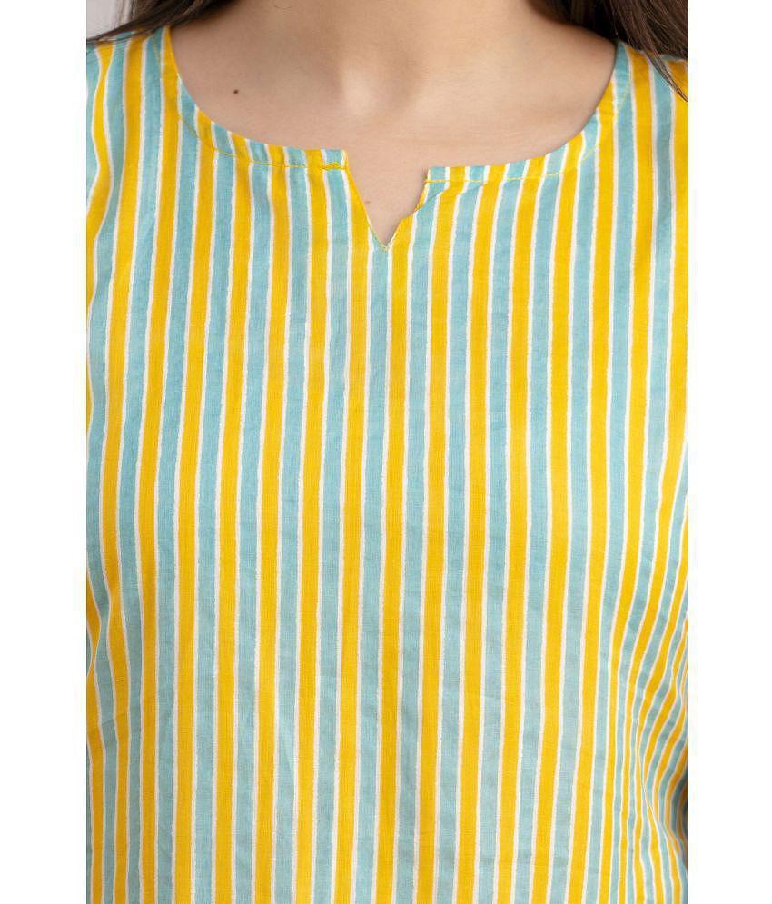 Sophisticated Men Frionkandy Yellow Cotton Womens Nightwear Nightsuit Sets ( Pack of 1 ) - None 