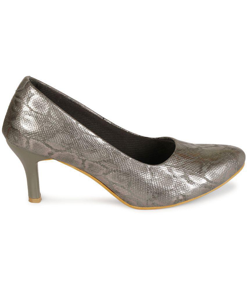 Ishransh - Gray Women's Pumps Heels - None