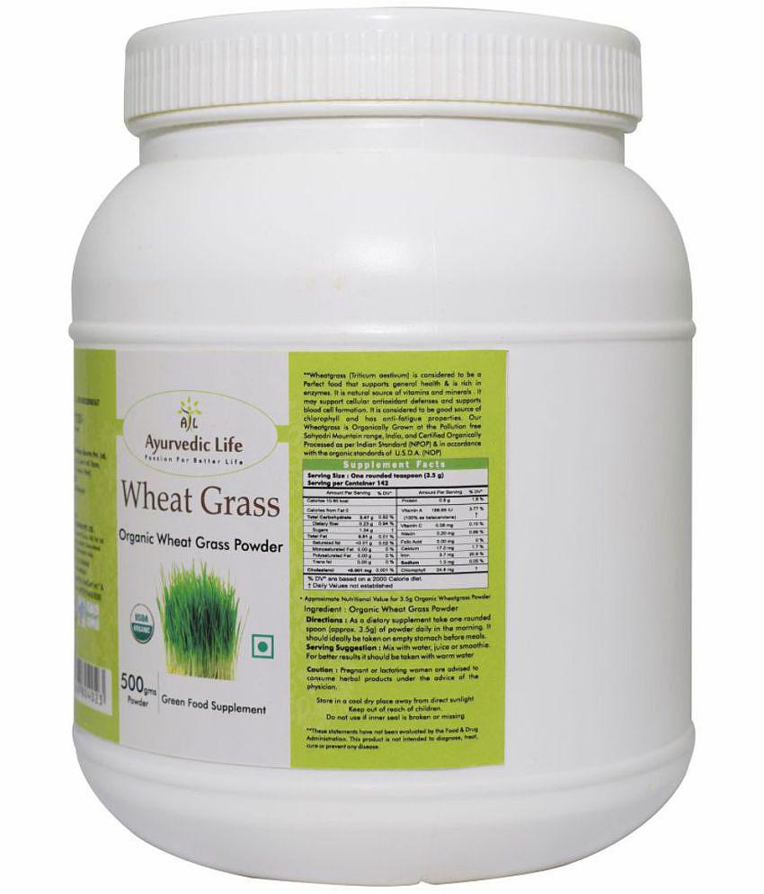 Ayurvedic Life Wheatgrass Powder 500 gm Pack Of 1