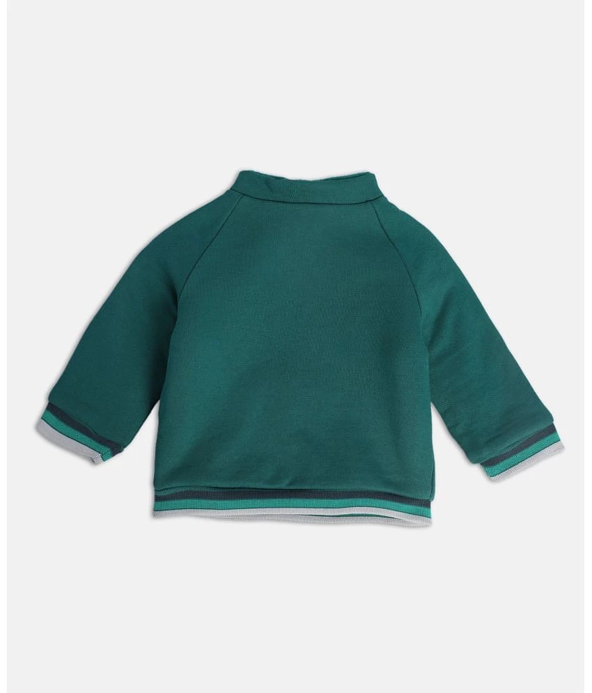 Buy Online Miniklub Retail Private Limited MINIKLUB GREEN SWEAT SHIRT For BABY BOYS - None