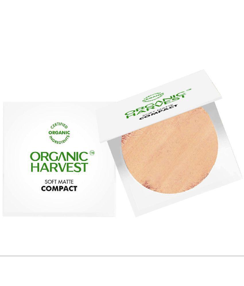 Organic Harvest Soft Matte Compact - Warm Tan, Loose Powder , Brown,  Tan 9 g