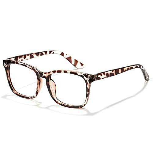 Roar with Style Leopard Printed Power Readers Blue Light Blocking Glasses (Power - 1.00)