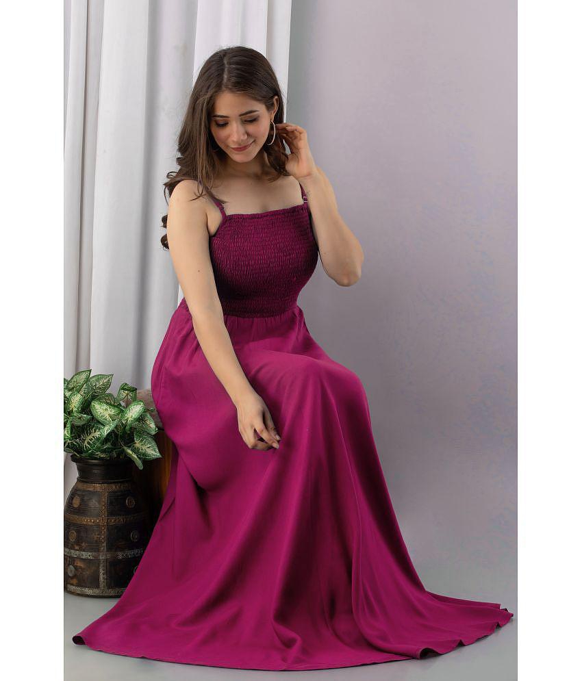Top Men Frionkandy Rayon Pink Asymmetric dress - Single - None 2025 at ShopCircuit | ONDC