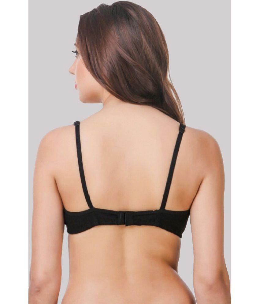 Trendy Men Kiran Enterprises - Multicolor Cotton Blend Non Padded Women''s Everyday Bra ( Pack o