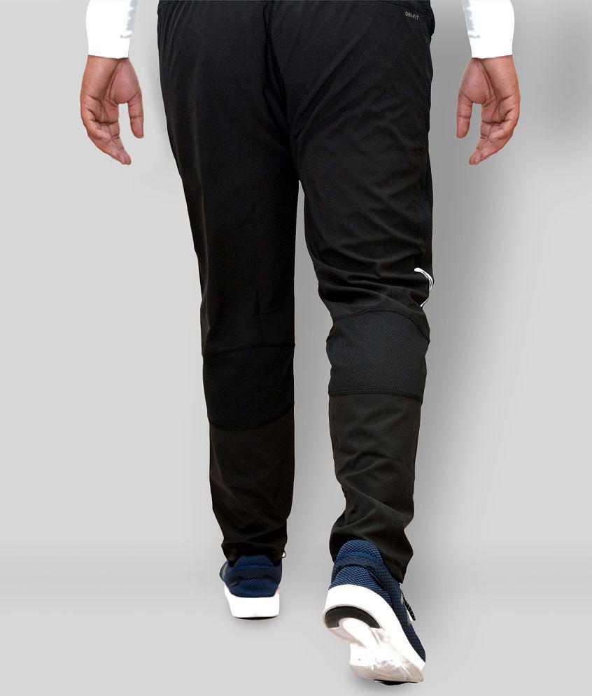 RANBOLT - Black Polyester Men's Trackpants ( Pack of 1 ) - S