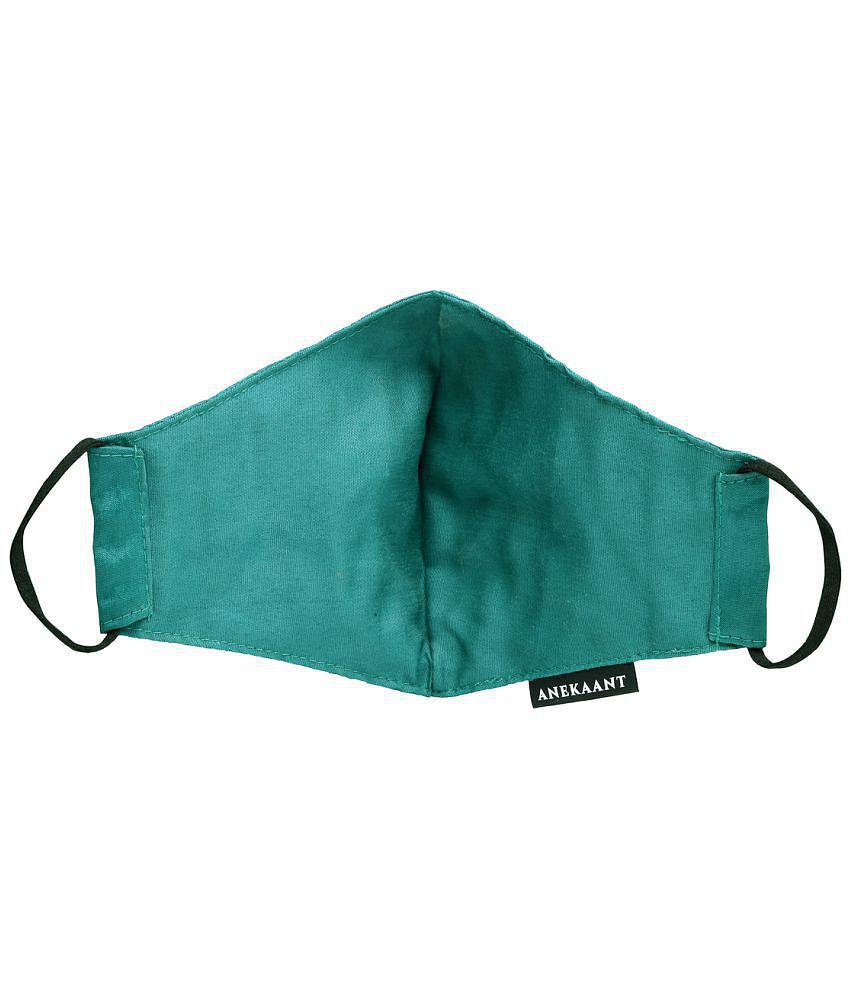 Anekaant - Green 3 Ply Mask (Pack of 1)