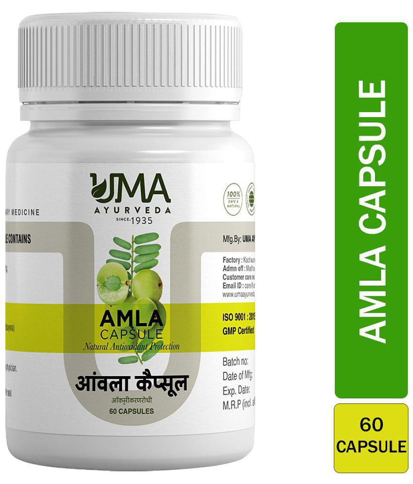 UMA AYURVEDA Amla herbal ayurvedic capsule Capsule 60 gm Pack Of 2