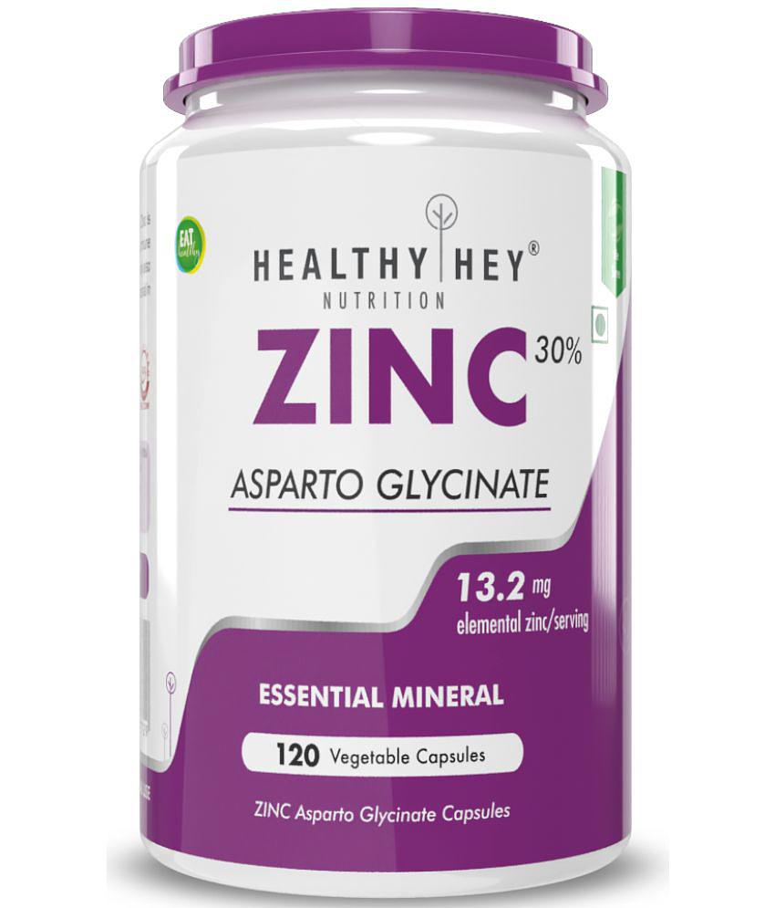 HEALTHYHEY NUTRITION Zinc Glycinate Essential 120 Vegetable 13.2 mg Capsule