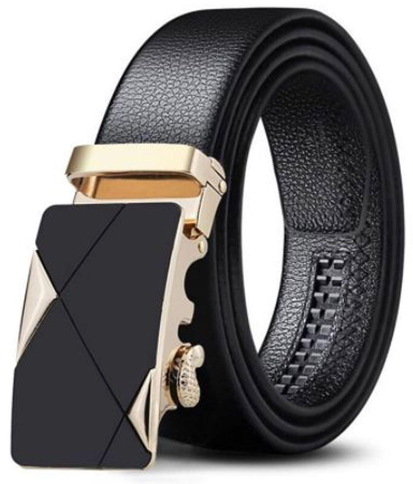Chic Men Zacharias - Black Leather Men's Formal Belt ( Pack of 1 ) - None 2025 at ShopCircuit | 
