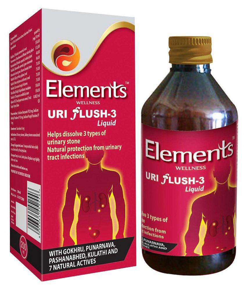 Elements Wellness URI FLUSH 3 Health Drink Liquid 200 ml Pack of 2