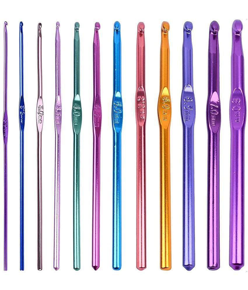 Rangwell  new - Metal Aluminum Crochet Hooks Knitting ( Pack of 1 )