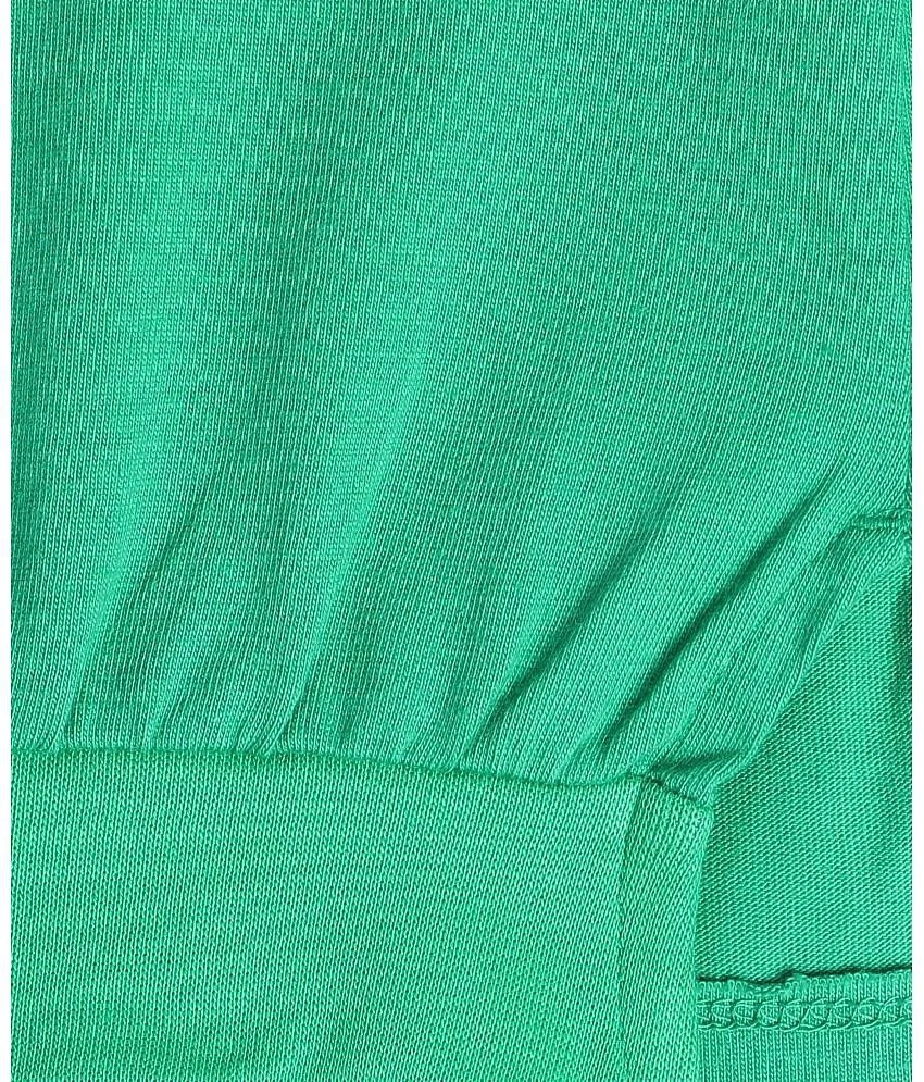 Buy Online Miniklub Retail Private Limited MINI KLUB Green 100% Cotton Girls Top ( Pack of 1 ) - None