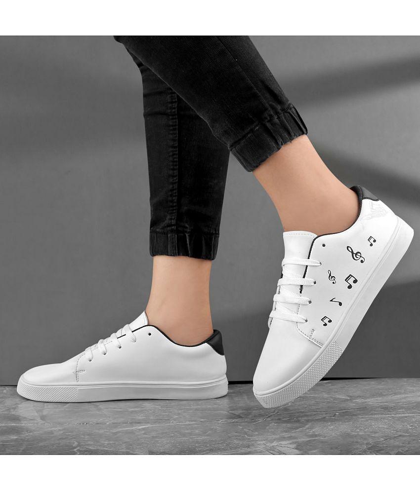 layasa White Womens Sneakers - None