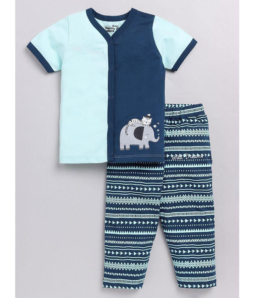 Buy Online Kothari Hosiery Factory Pvt. Ltd. Sweetie Pie 100% Cooton Baby Boys Wear Nightsuit - None