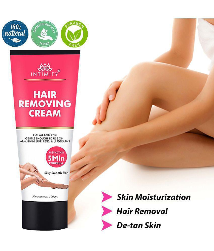 Intimify Hair Removing Cream for Smooth Skin Hair Removal Cream Skin Whitening & Brightening 100 g