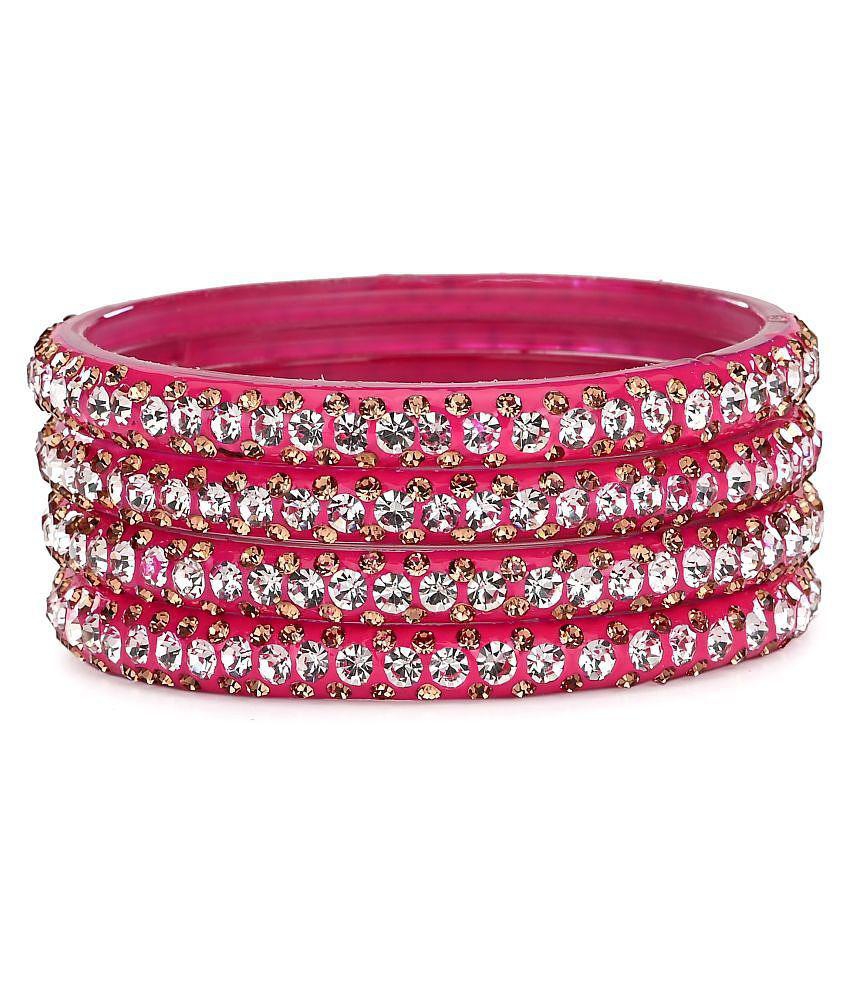 Affordable Men Somil Designer And Attractive Wedding Fancy Glass Bangle Set For Party, Marriage,