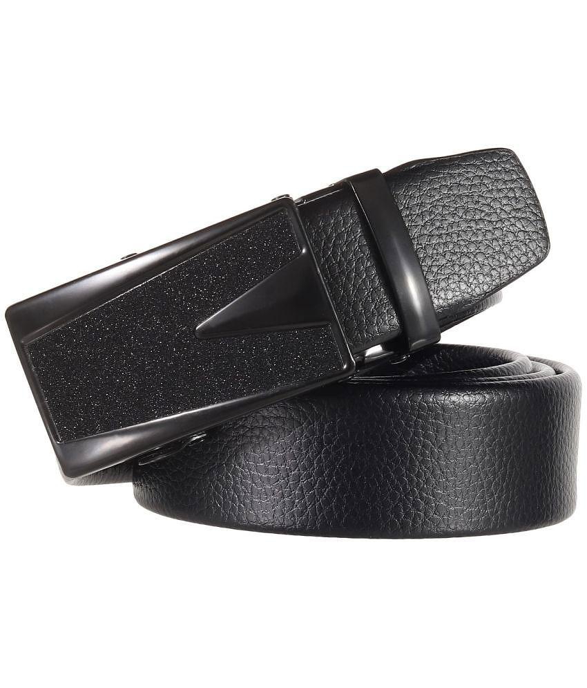 Buy Online Garg Store Zacharias - Black Canvas Men's Casual Belt ( Pack of 1 ) - None