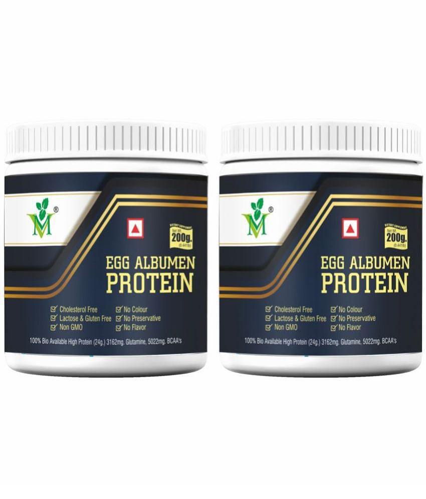 Egg Albumen White Protein Powder Pack of 2 - 200gm