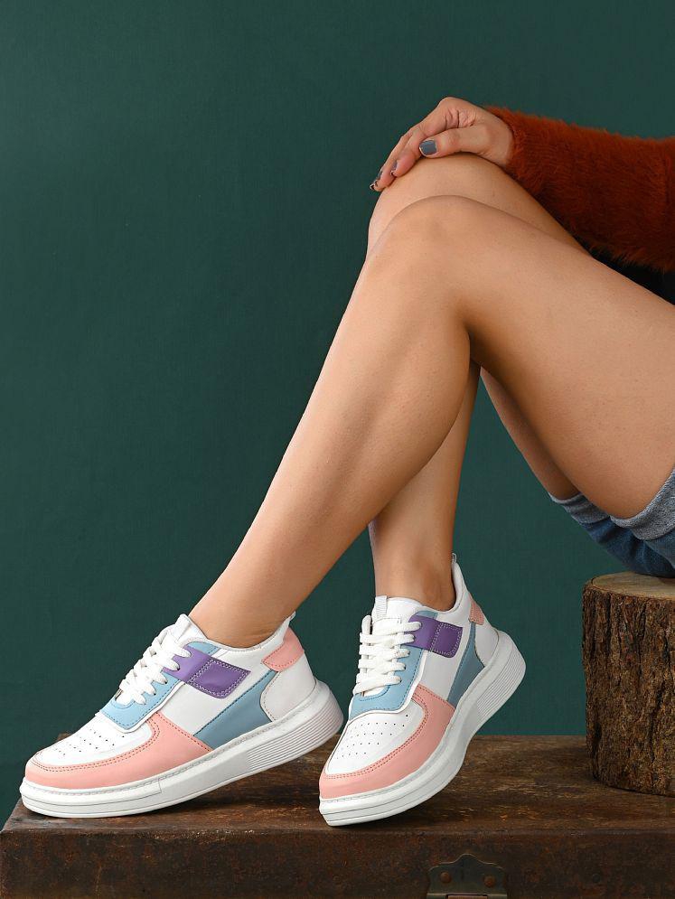 layasa White Womens Sneakers - None