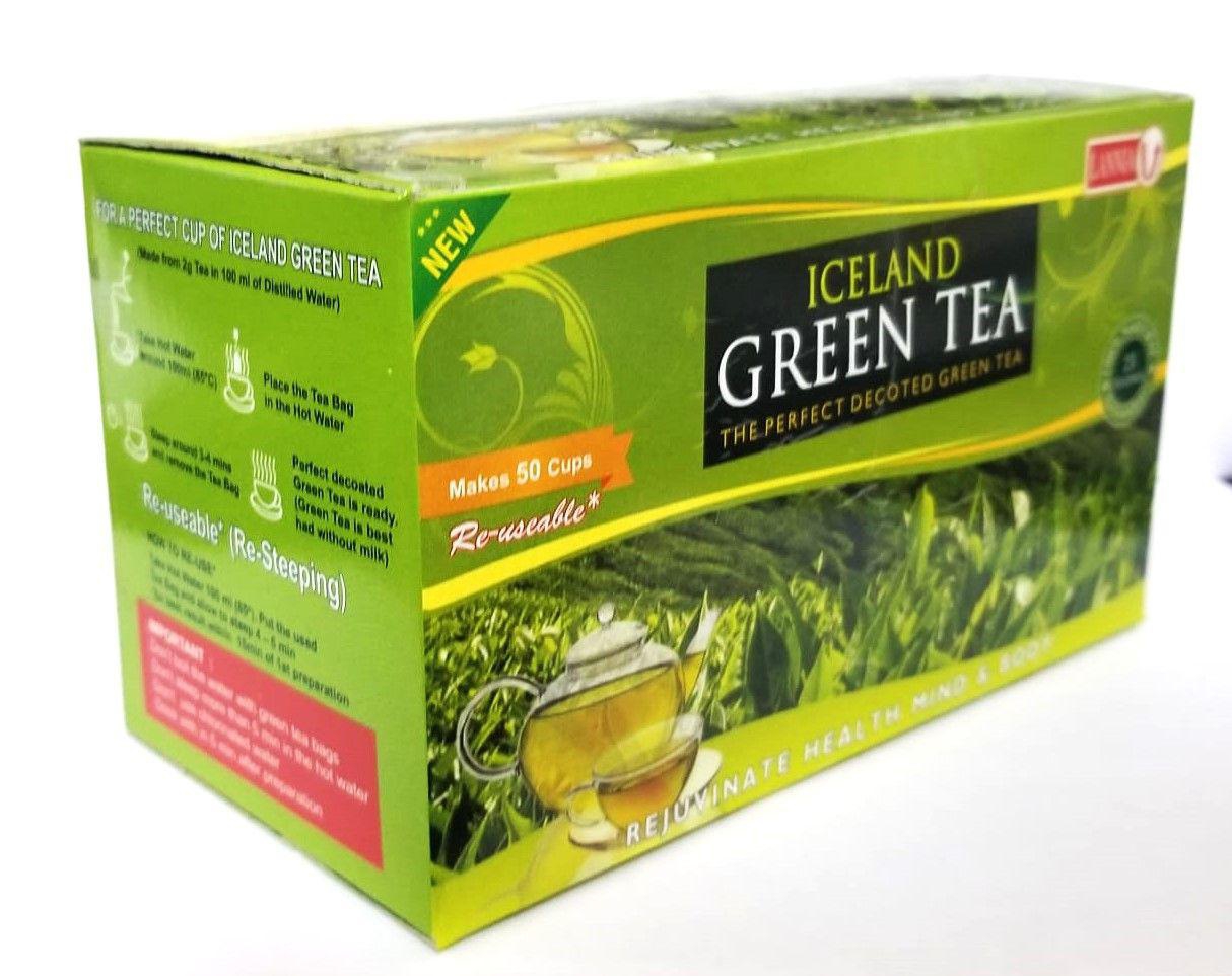 Iceland green tea bags (27 tea bags) 27 tea bag