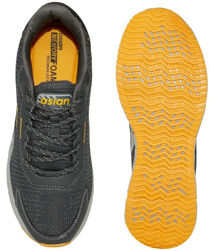 Elegant Women ASIAN - ZIGZAG-01 Dark Grey Men's Sports Running Shoes - None 2025 at ShopCircuit 