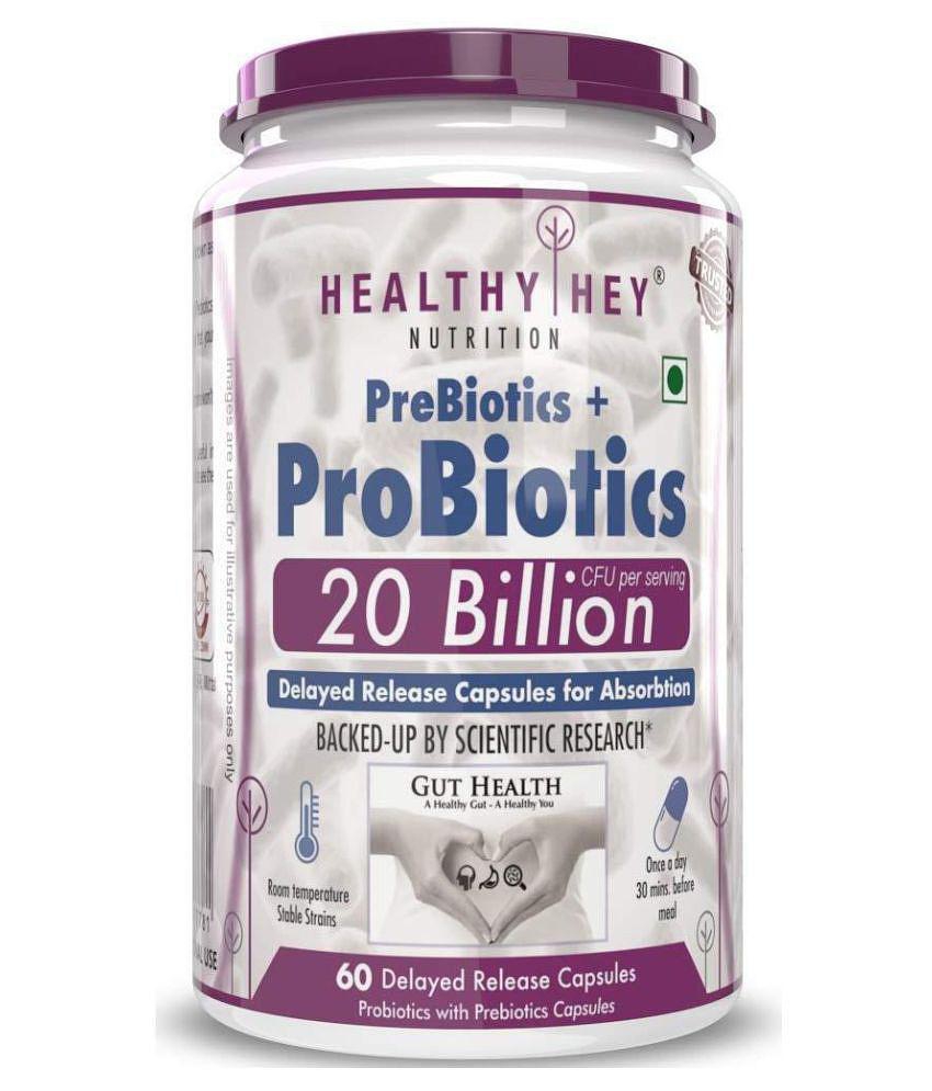 HEALTHYHEY NUTRITION Probiotic Supplement 60 capsules 60 no.s Capsule