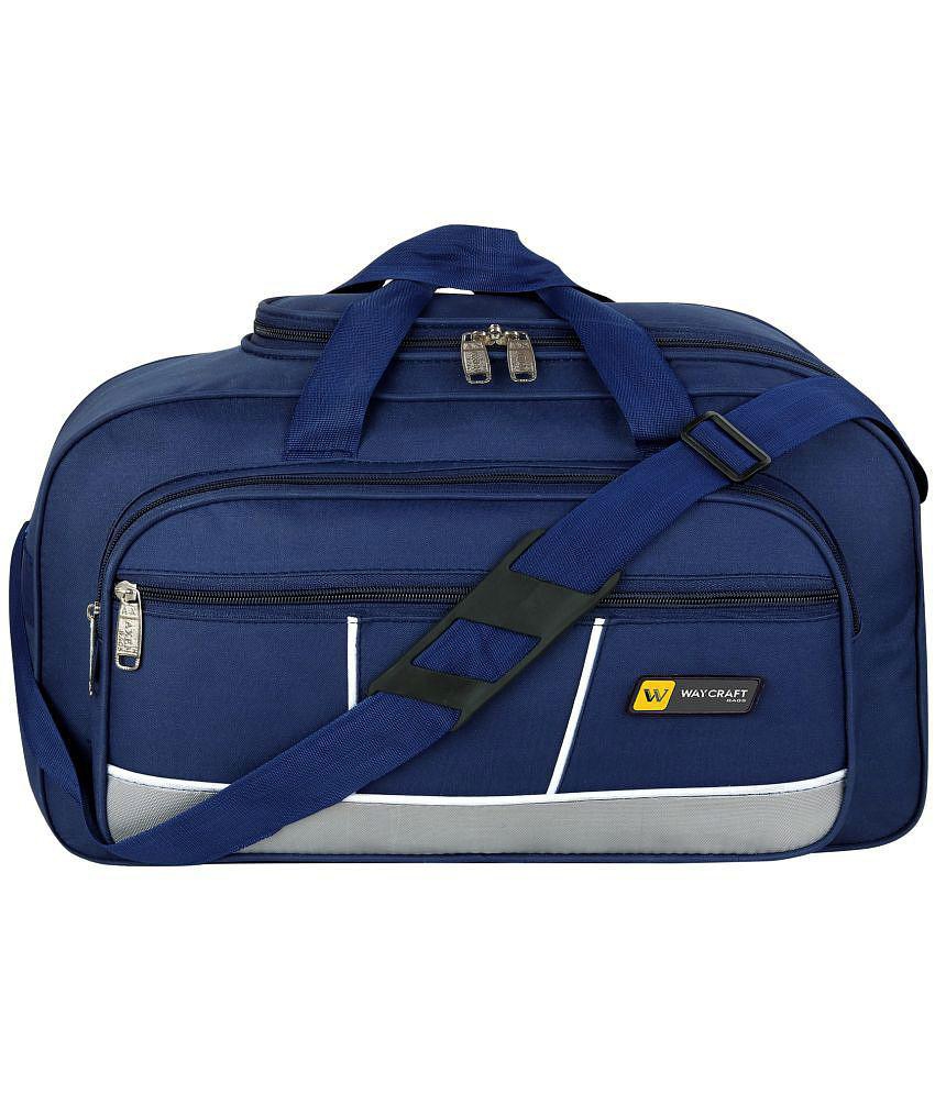 Waycraft - 30 Ltrs Navy Polyester Duffle Bag - Onesize