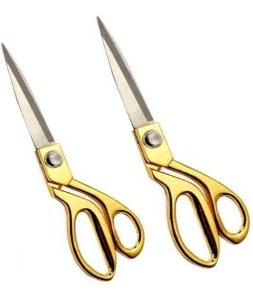 Professional Golden Steel Tailoring Scissors For Cutting Heavy Clothes Fabrics 9.5