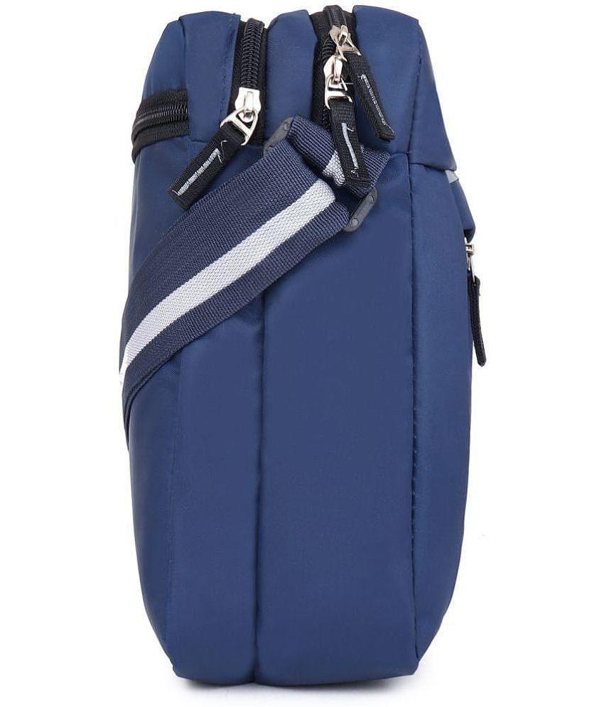 Premium Men Da Tasche Blue Printed Messenger Bag - Blue 2025 at ShopCircuit | ONDC