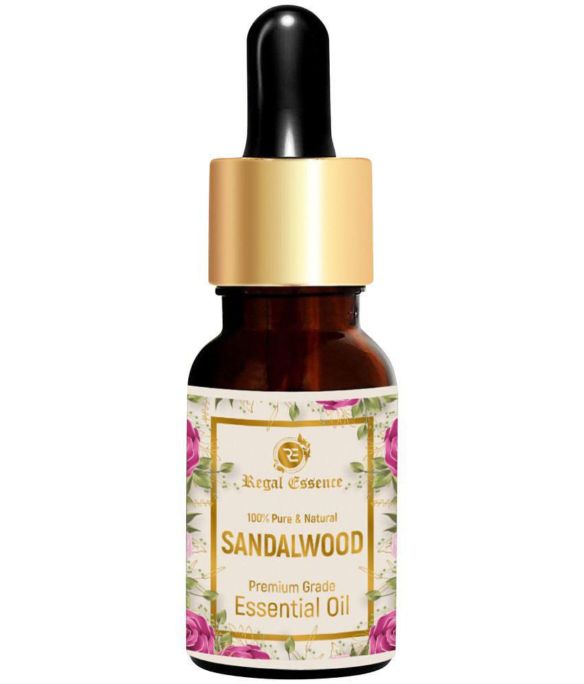 Regal Essence Sandalwood Essential Oil for Skin & Face 100% Pure Best Therapeutic Grade for Aromatherapy - 15ml (Pack of 1)