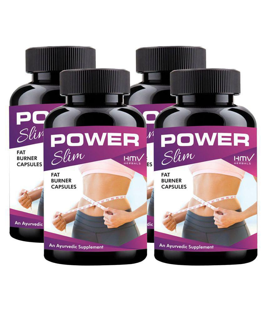 HMV Herbals Power Slim Fat Burner Herbal Capsule 120 no.s Pack Of 4