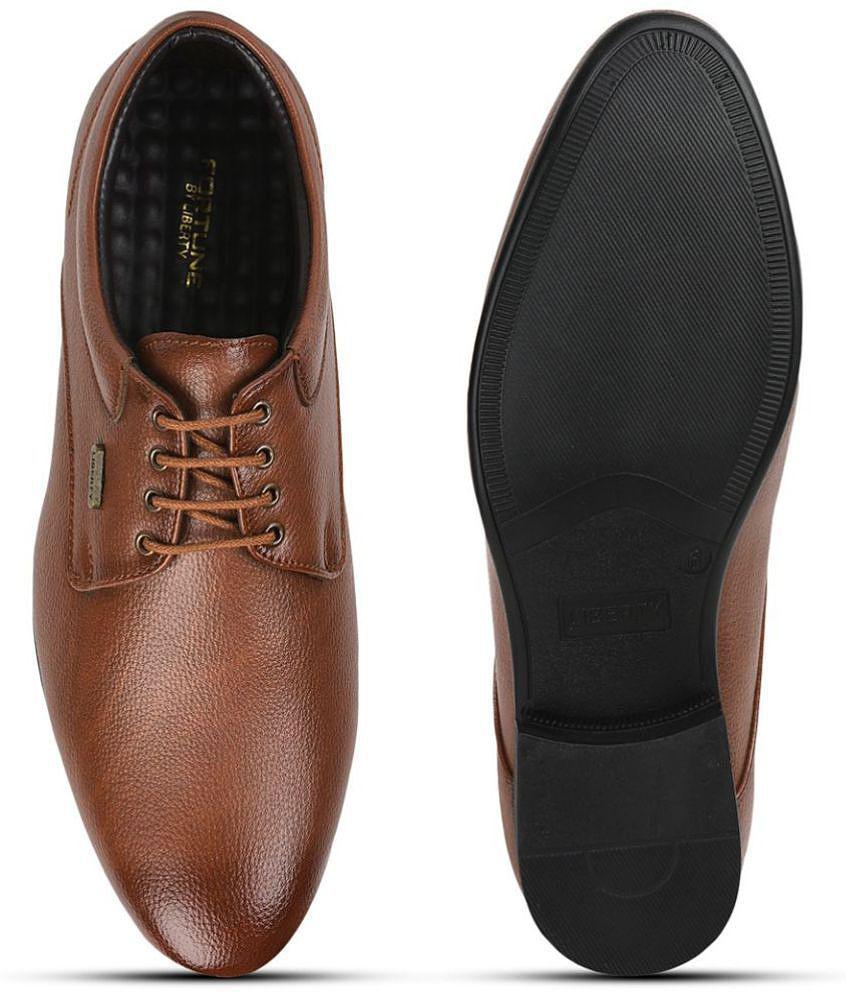 Latest Men Liberty - Brown Mens Derby Formal Shoes - None 2025 at ShopCircuit | ONDC