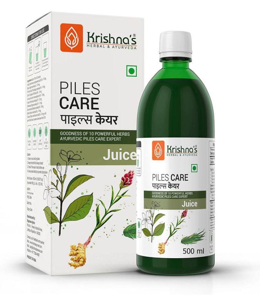 Krishna's Herbal & Ayurveda Piles Care Juice - 500 ml