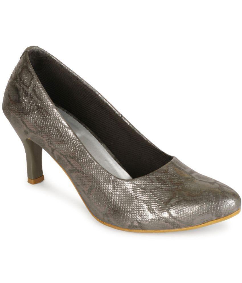 Ishransh - Gray Women's Pumps Heels - None