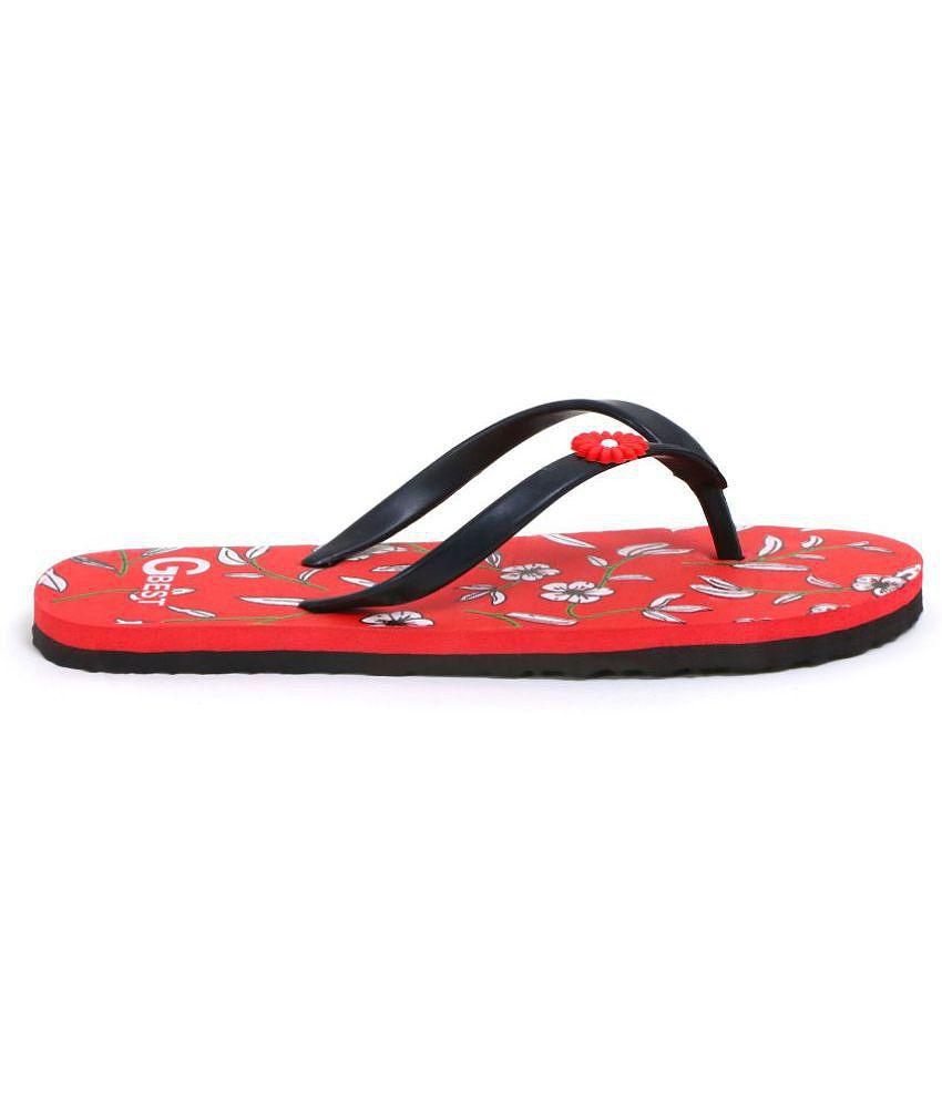 G Best - Red Women's Flip Flop - None