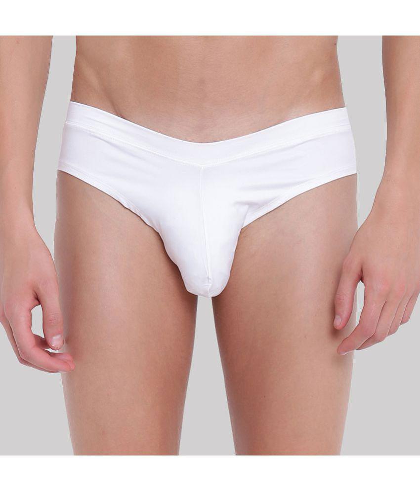 Modern Men BASIICS By La Intimo - White BCSSS03 Polyester Men's Briefs ( Pack of 1 ) - None 2025