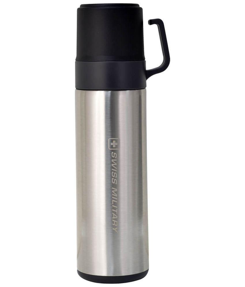 Swiss Military SMF8 Steel Flask - 600 ml - Steel