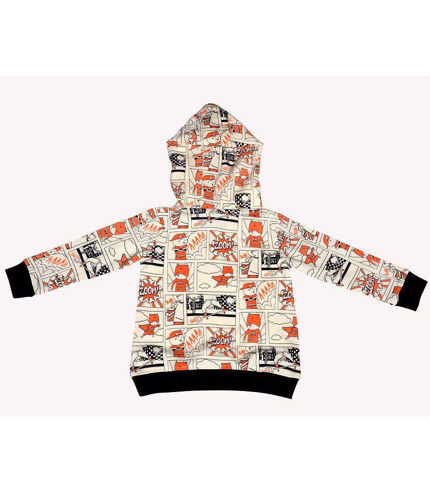 Buy Online Kothari Hosiery Factory Pvt. Ltd. Sweety pie Gold By Kothari Kidswear Boys 100 % Cotton  TERRY Hoodie In  Print - None